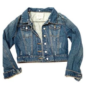 Thread & Supply Cropped Jean Jacket